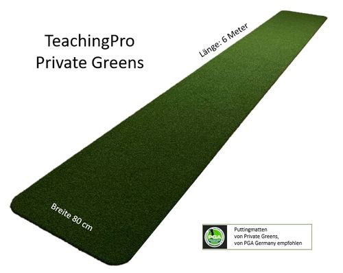 Puttingmatte Private Greens Teaching-Pro | 6 m x 0,8 m
