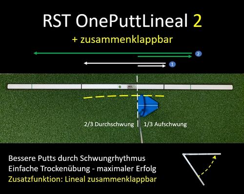RST OnePuttLineal 2 - zusammenklappbar